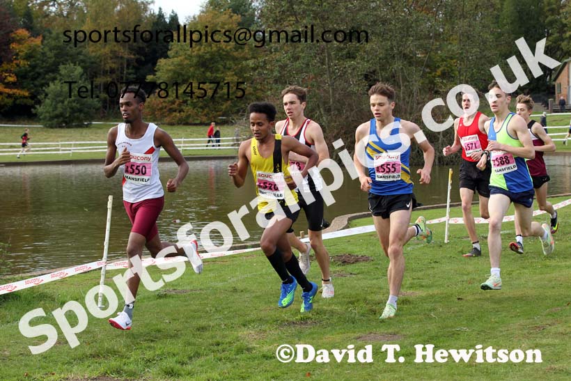 Junior mens 2021 National Cross Country Relays, Berry Hill Park, Mansfield. Photo: David T. Hewitson/Sports for All Pics